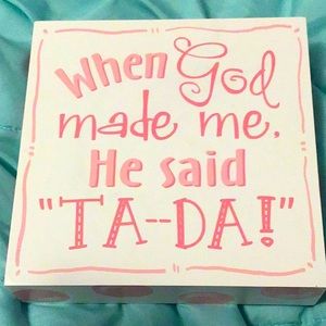 Hobby lobby girly sign